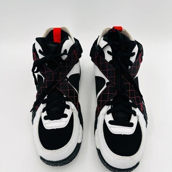 Nike Air Raid Sneakers White/Black High-Top Shoes Size 9.5 - Picture 8 of 14